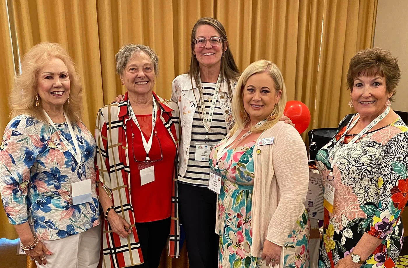 Group of Soroptimist of Washoe County ladies standing together